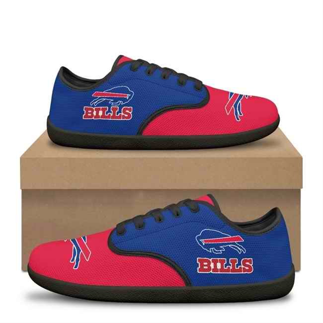 Men's Buffalo Bills Low Top Sneakers/Shoes 001 (Pls check description for details)