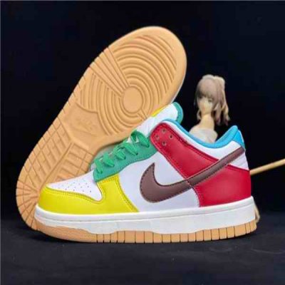 Women's Dunk Low SB Colorful Shoes 092