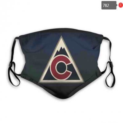 Colorado Avalanche Face Mask 005 Filter Pm2.5 (Pls check description for details)