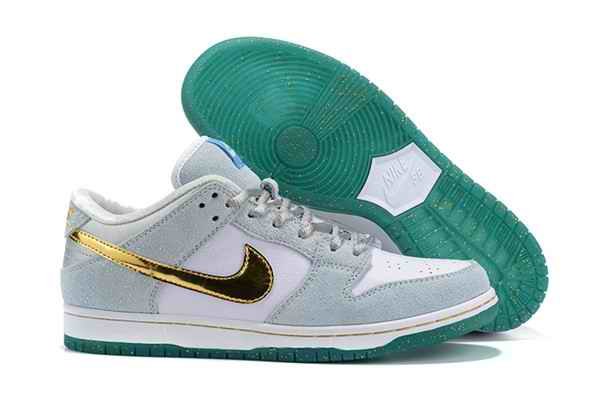 Women's Dunk Low SB Grey/Gold Shoes 182