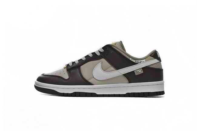 Men's Dunk Low Bling Black/Brown Shoes 0339