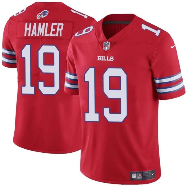 Youth Buffalo Bills #19 KJ Hamler Red Vapor Untouchable Limited Stitched Jersey