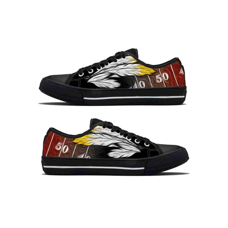 Men's Washington Redskins Low Top Canvas Sneakers 002