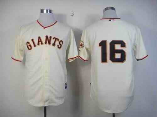 Giants #16 Angel Pagan Cream Cool Base Stitched MLB Jersey