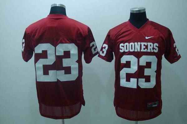 Sooners #23 Allen Patrick Red Stitched NCAA Jersey