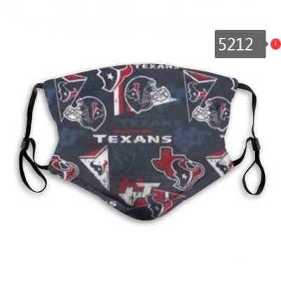 Houston Texans Face Mask 5212 Filter Pm2.5 (Pls check description for details)