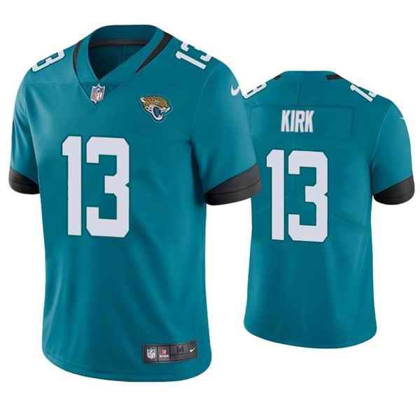 Men's Jacksonville Jaguars #13 Christian Kirk Teal Vapor Untouchable Limited Stitched Jersey