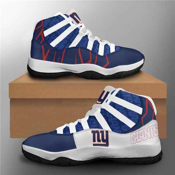 Men's New York Giants Air Jordan 11 Sneakers 001