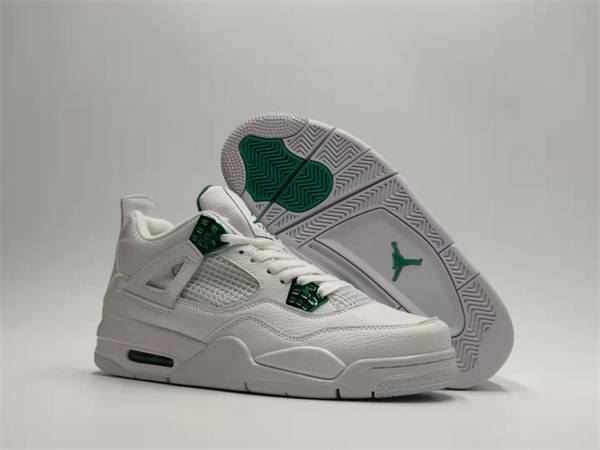 Women's Running weapon Air Jordan 4 White Shoes 036