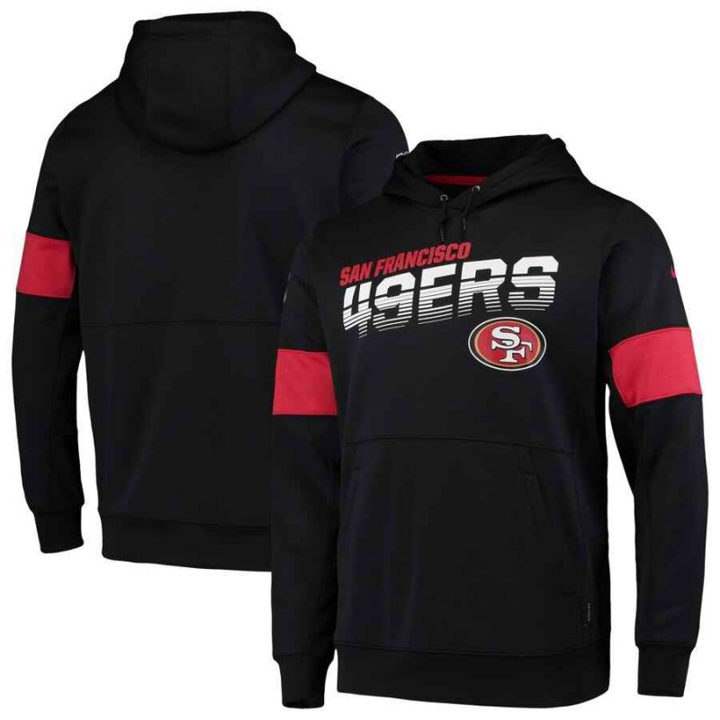 Men's San Francisco 49ers2019 100th Season Black Pullover Hoodie