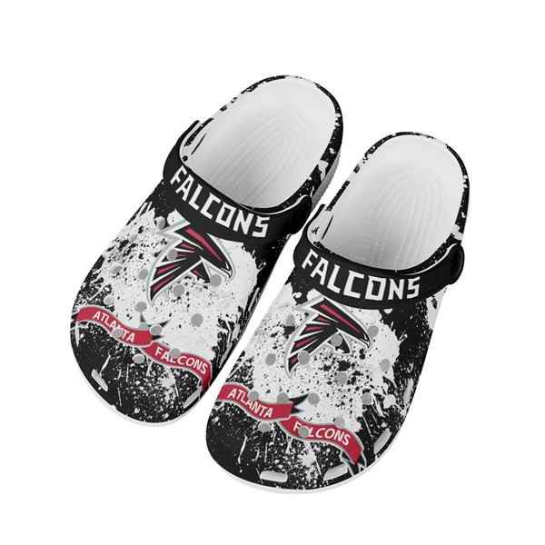 Women's Atlanta Falcons Bayaband Clog Shoes 003