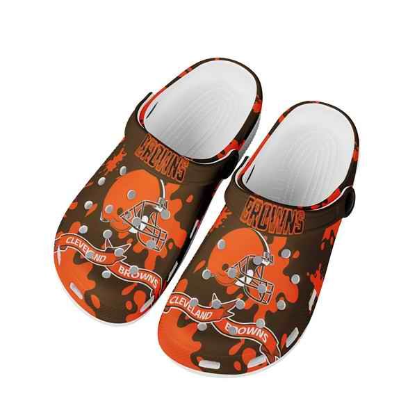 Men's Cleveland Browns Bayaband Clog Shoes 002