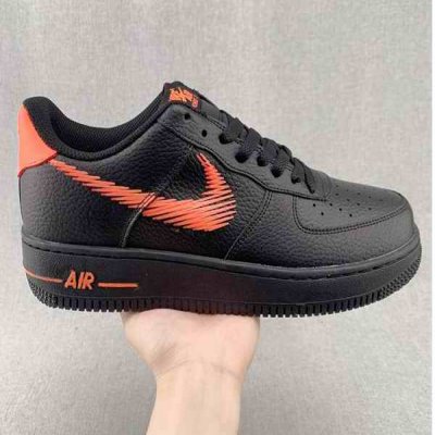 Men's Air Force 1 Black Shoes 027