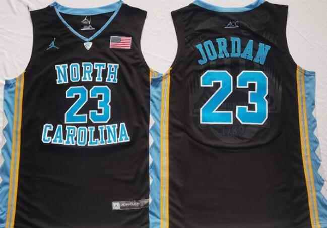 Youth North Carolina Tar Heels #23 Michael Jordan Black Stitched Jersey