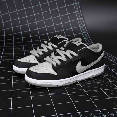 Women's Dunk Low Black/Gray Shoes 232