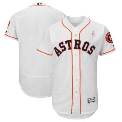 Men's Houston Astros White 2018 Mother's Day Flexbase Stitched MLB Jersey