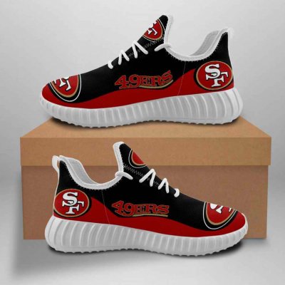 Women's NFL San Francisco 49ers Mesh Knit Sneakers/Shoes 004