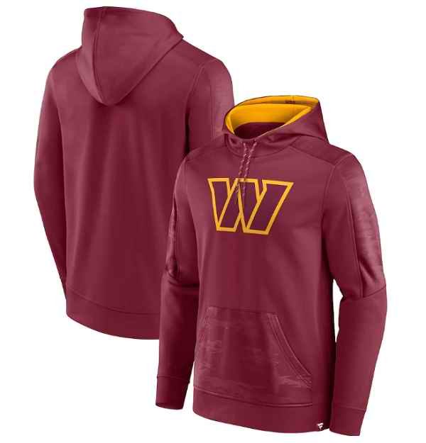 Men's Washington Commanders Burgundy Pullover Hoodie