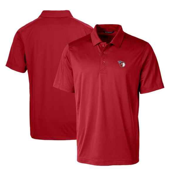 Men's Cleveland Guardians Red Team Logo Polo T-Shirt