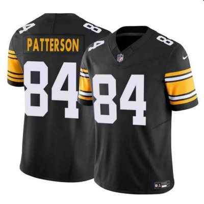 Men's Pittsburgh Steelers #84 Cordarrelle Patterson Black 2024 F.U.S.E. Alternate Vapor Untouchable Limited Stitched Jersey