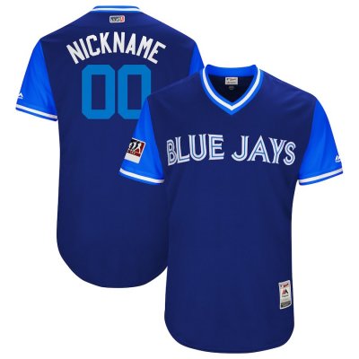 Men's Toronto Blue Jays Majestic Royal/Light 2018 Players' Weekend Pick-A Player Roster Stitched MLB Jersey