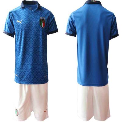 Men's Italy National Team Custom Home Soccer Jersey Suit