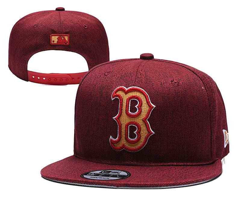 MLB Boston Red Sox Stitched Snapback Hats 002