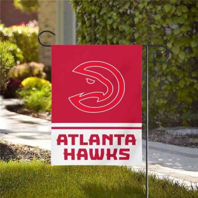 Atlanta Hawks Double-Sided Garden Flag 001 (Pls check description for details)