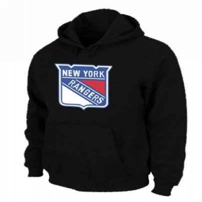 NHL New York Rangers Big & Tall Logo Pullover Hoodie Black