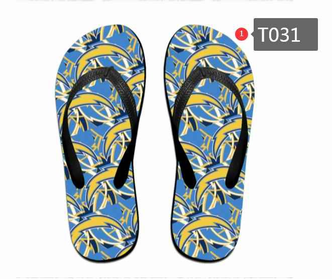 All Sizes Los Angeles Chargers Flip Flops T031(Pls check description for details)