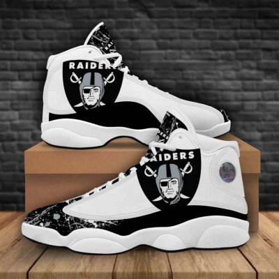 Women's Las Vegas Raiders Limited Edition JD13 Sneakers 007