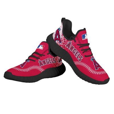 Men's Los Angeles Angels Mesh Knit Sneakers/Shoes 004