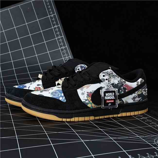 Men's Dunk Low Black Shoes 0300