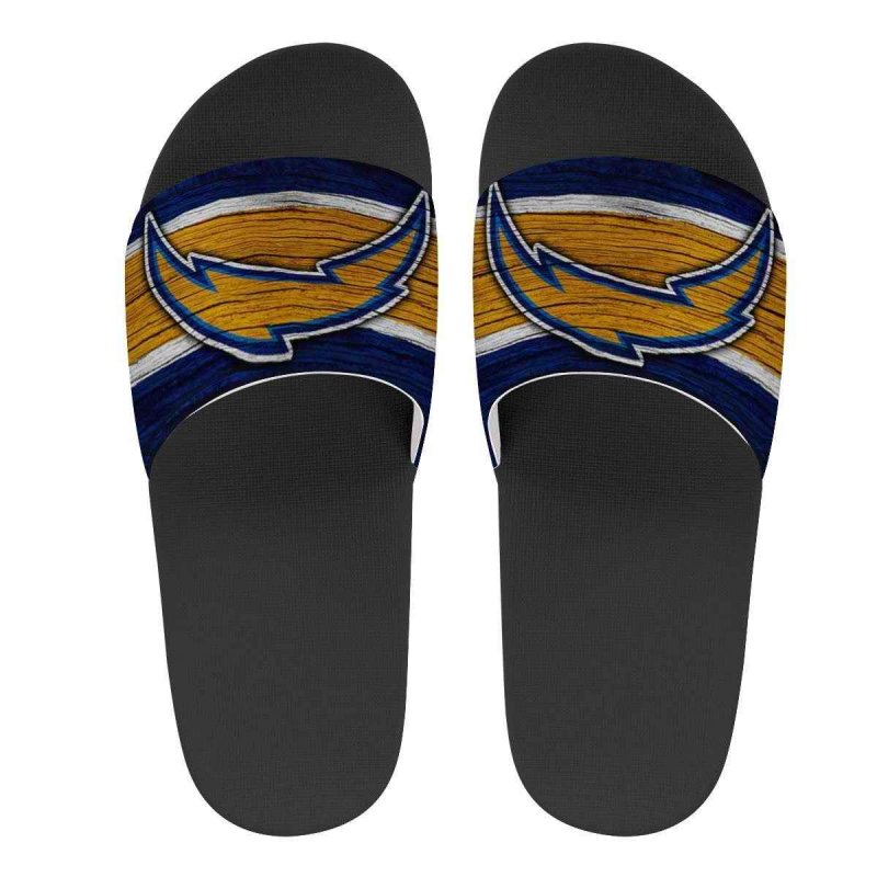 Men's Los Angeles Chargers Flip Flops 001