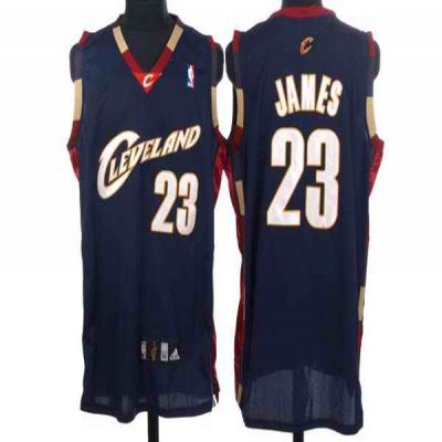 Cavaliers #23 LeBron James Stitched Blue NBA Jersey