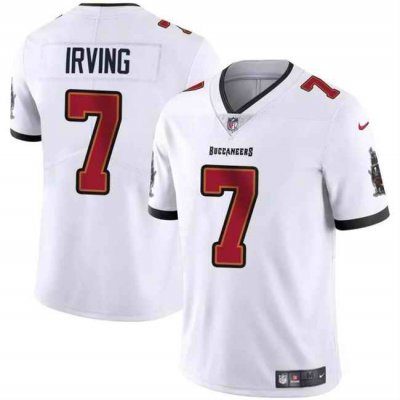 Men's Tampa Bay Buccaneers #7 Bucky Irving White Vapor Limited Stitched Jersey