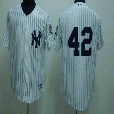 Yankees #42 Mariano Rivera Stitched White Youth MLB Jersey