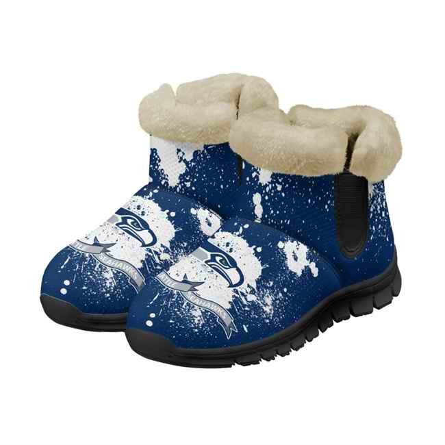 Men's Seattle Seahawks 2024 Snow Boots/Shoes 003(Pls check description for details)