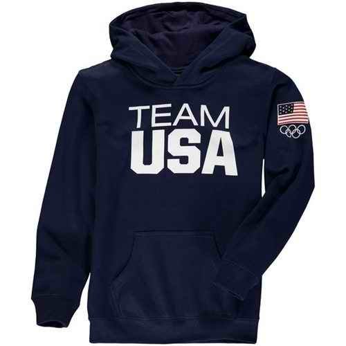 Youth Team USA Coast To Coast Hoodie Navy