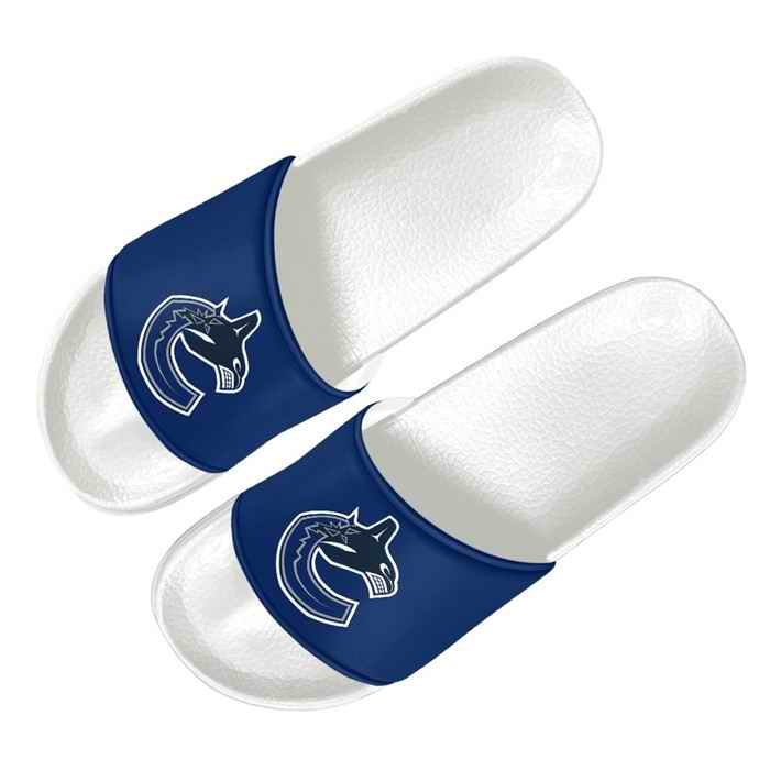 Men's Vancouver Canucks Flip Flops 001