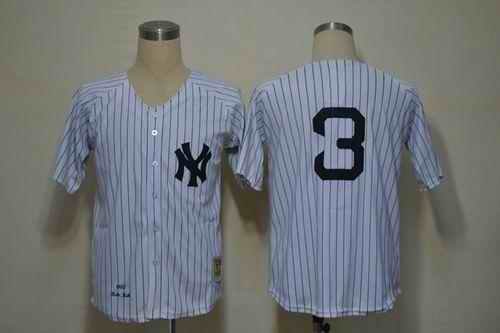 Mitchell And Ness 1932 Yankees #3 Babe Ruth White Throwback Stitched MLB Jersey