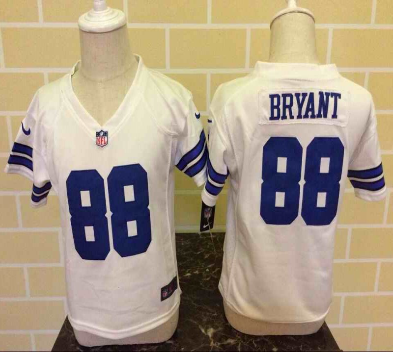 Toddler Nike Dallas Cowboys #88 Dez Bryant White Stitched NFL Jersey