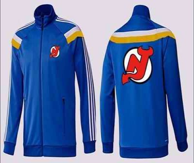 NHL New Jersey Devils Zip Jackets Blue-2