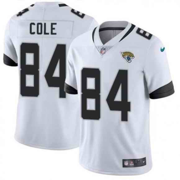 Men's Jacksonville Jaguars #84 Keelan Cole White Vapor Untouchable Limited Stitched Jersey