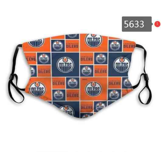 Edmonton Oilers Face Mask 5633 Filter Pm2.5 (Pls check description for details)