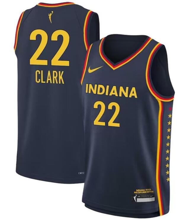 Men's Indiana Fever Active Player Custom Navy Stitched Basketball Jersey