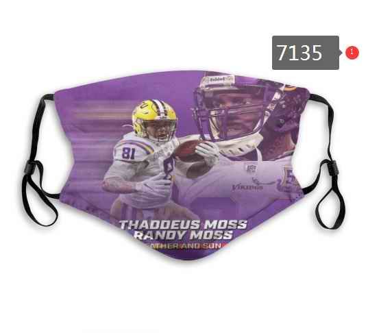 Minnesota Vikings Face Mask 7135 Filter Pm2.5 (Pls check description for details)