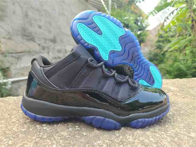 Men's Running weapon Air Jordan 11 Black Shoes 089