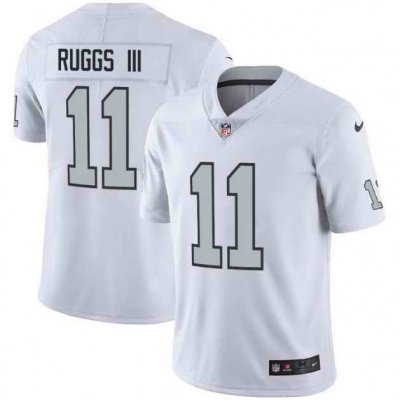 Men's Oakland Raiders #11 Henry Ruggs III White Color Rush Limited Stitched Jersey