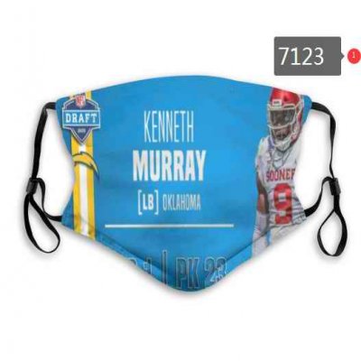 Los Angeles Chargers Face Mask 7123 Filter Pm2.5 (Pls check description for details)